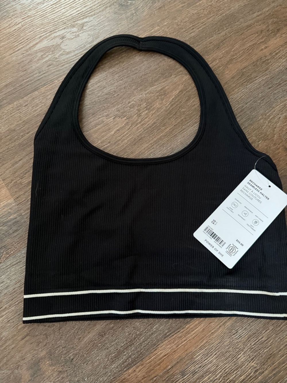 Seamless halter